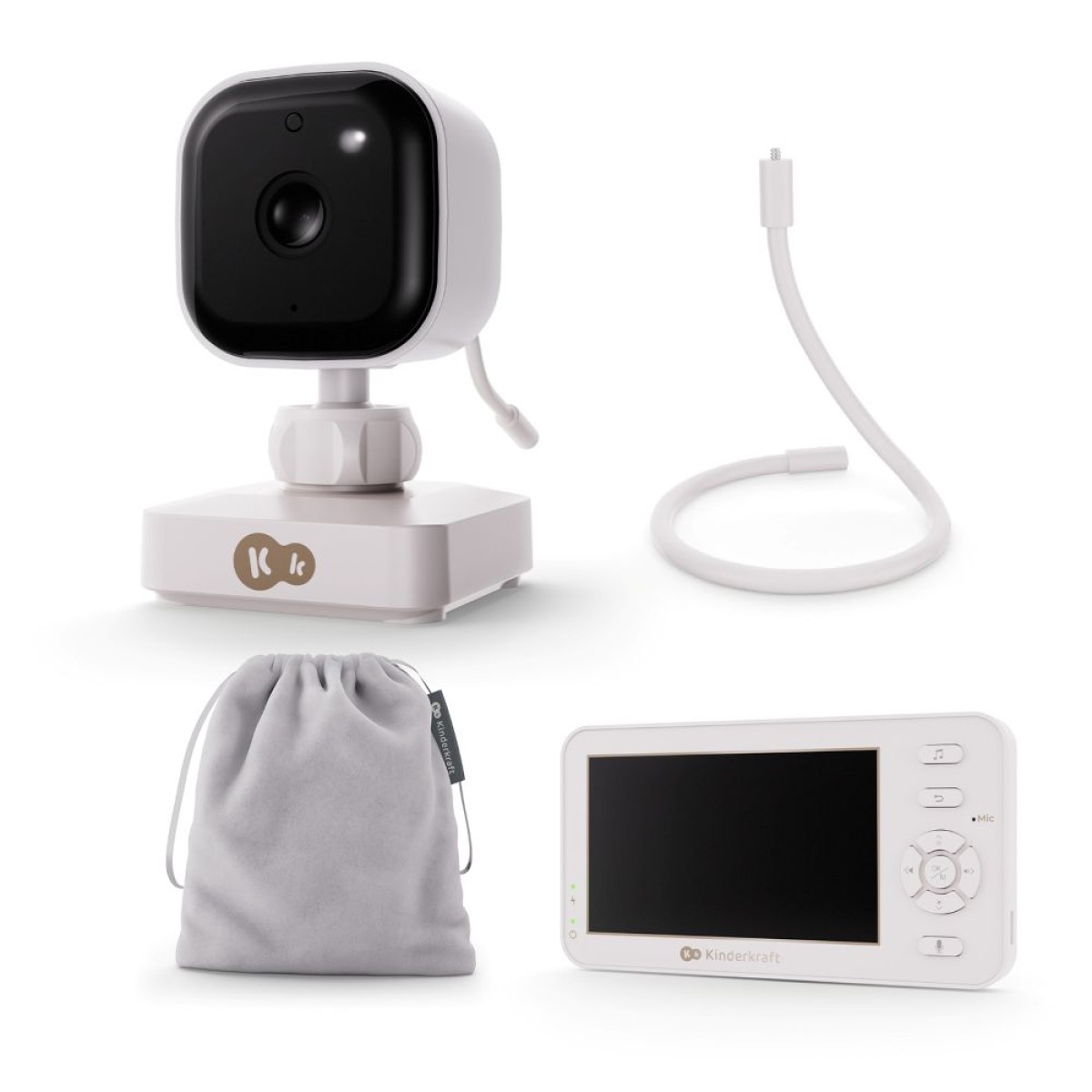 Kinderkraft NITEEYE TRAVEL bežični baby monitor sa stalkom za kameru